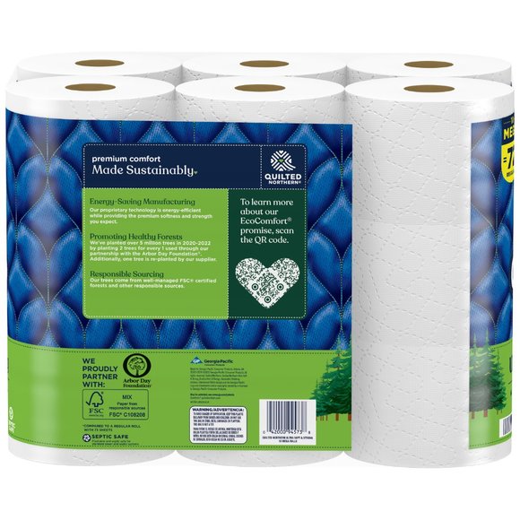 Quilted Northern Ultra Soft & Strong 18 Mega Rolls, 5X Stronger, Premium Soft To - Picture 5 of 14